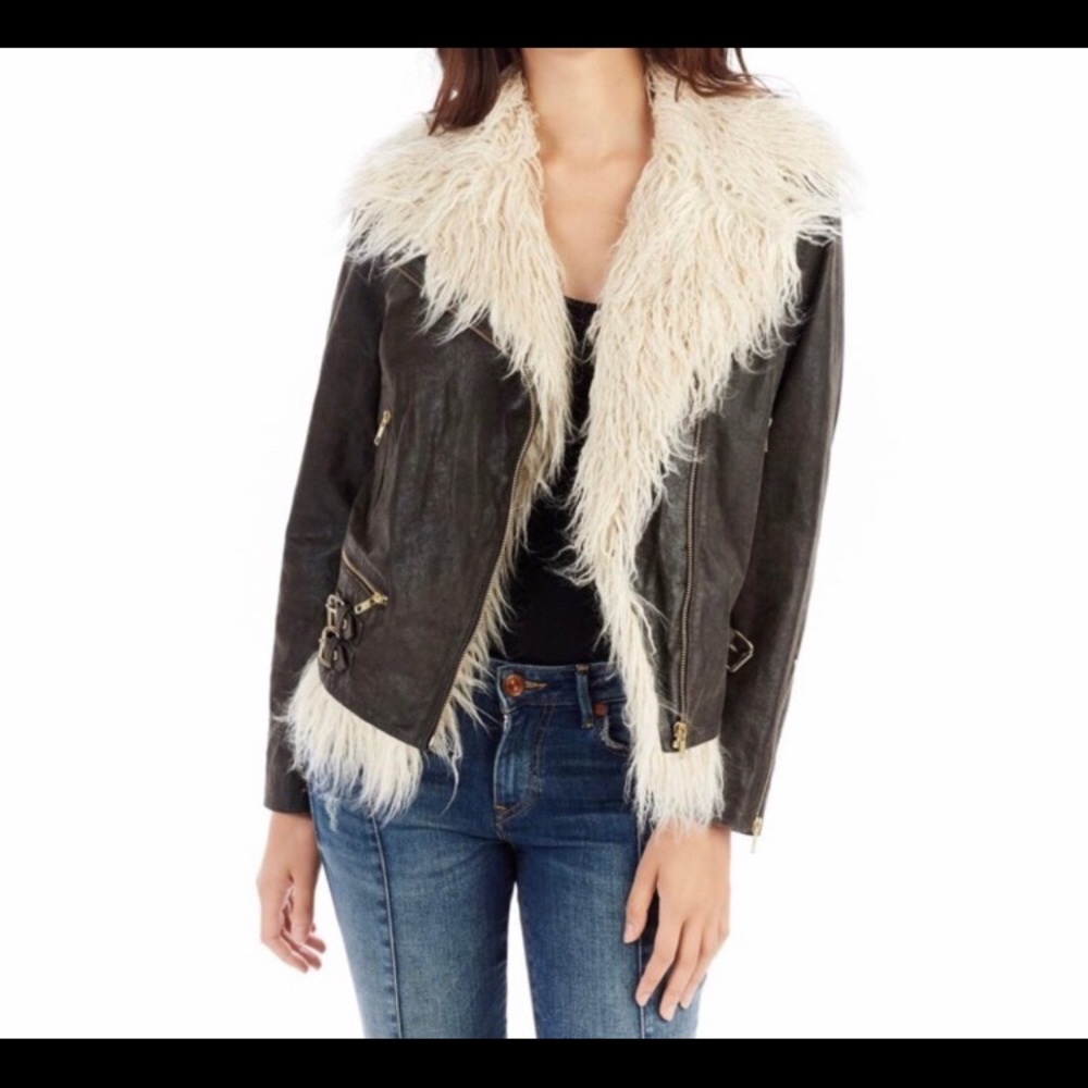 True Religion leather jacket